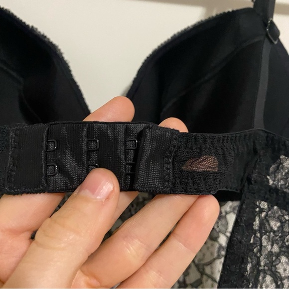 Victoria's Secret Vintage Black Lace Babydoll Lingerie Top medium - Picture 7 of 10